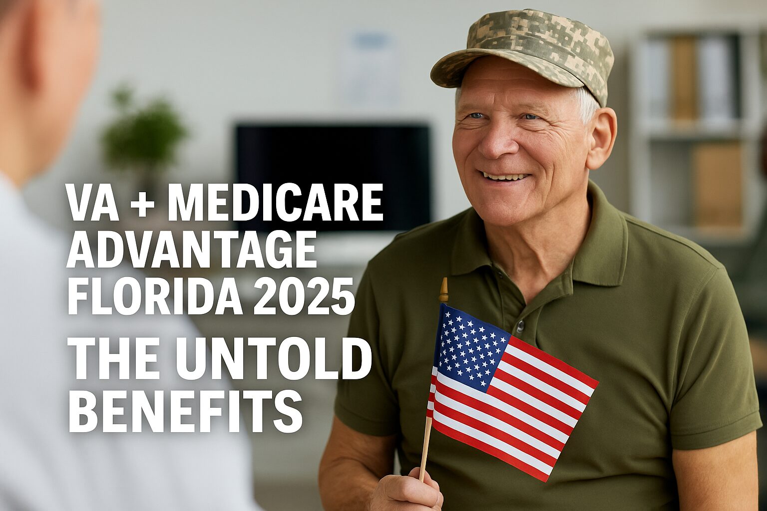 lorida veteran learning about VA Medicare Advantage plans in 2025