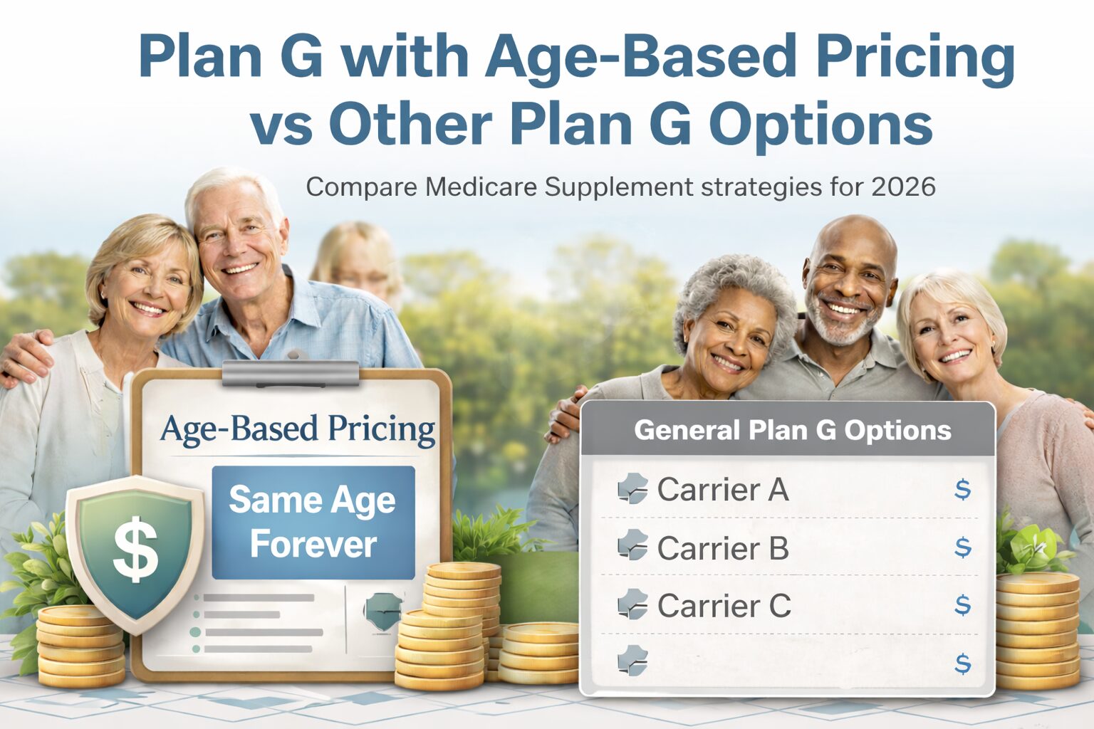 Florida Blue Same Age Forever Plan G 2026 explained with Medicare Supplement alternatives