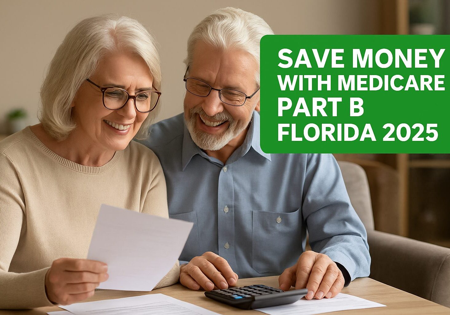 Florida seniors saving money with Medicare Part B 2025 by avoiding penalties and using Giveback plans