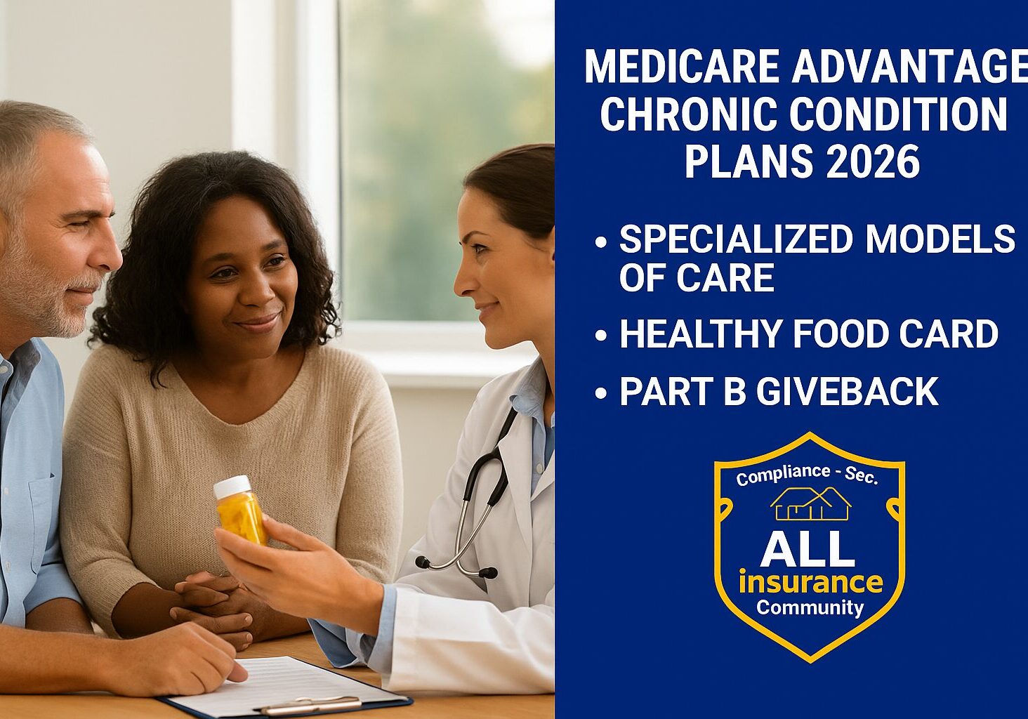Healthy Food Card benefit provided by a Medicare Advantage chronic condition plan.