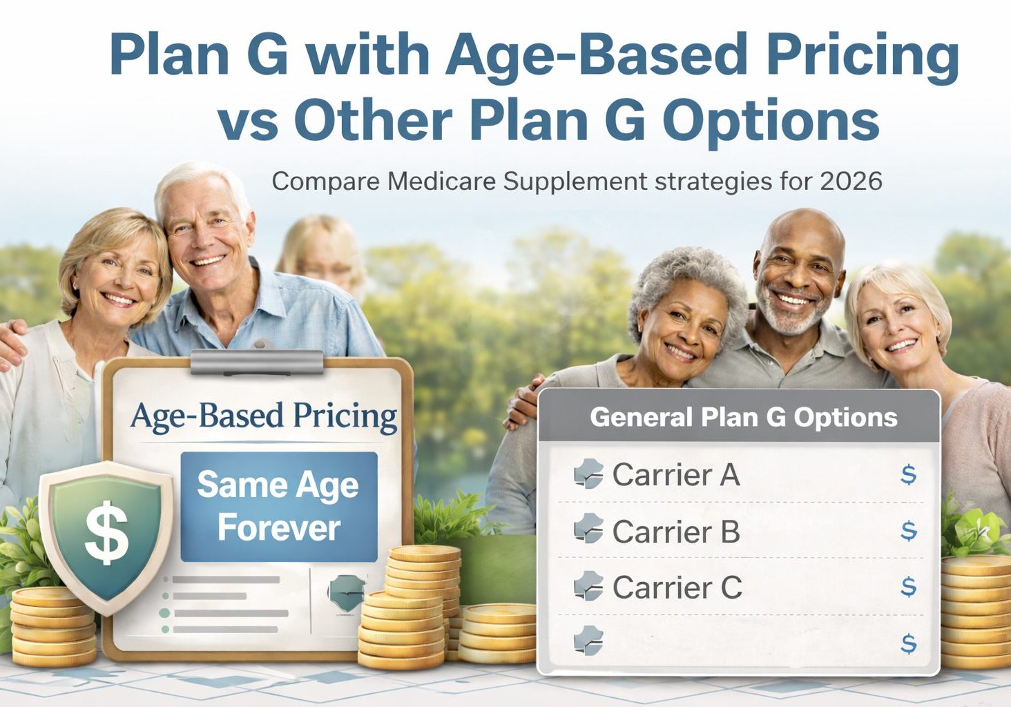 Florida Blue Same Age Forever Plan G 2026 explained with Medicare Supplement alternatives
